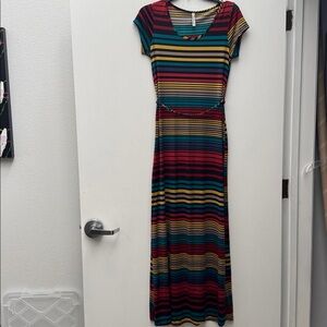 Striped Maxi Dress